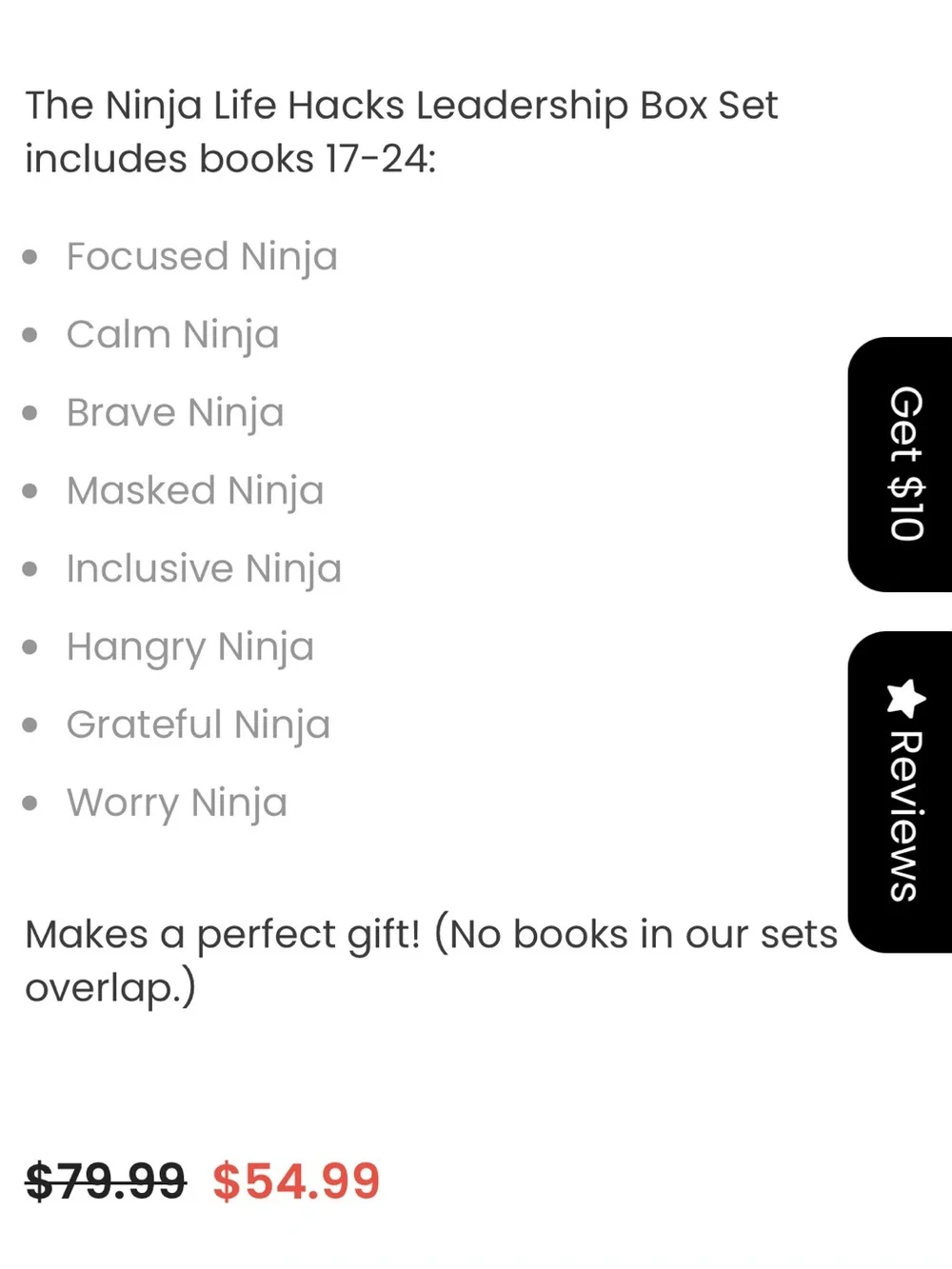 Ninja Life Hacks Leadership Box Set for Kids